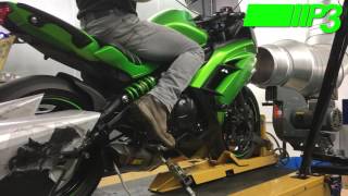 Kawasaki ER6F 2013 Dyno Power Run P3 Tuning Liverpool [upl. by Yht314]