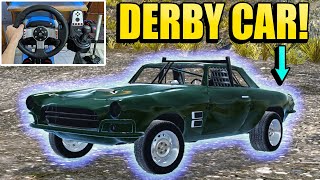 Derby Car Has Serious Issue  Mon Bazou W Logitech G27  Wheel Cam 10 [upl. by Llertnod]