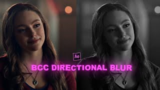 bcc directional blur tutorial  after effects [upl. by Ahsanat328]