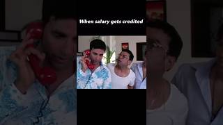 When Salary gets Credited bollywood corporatelife phirherapheri salarycredited [upl. by Obie]