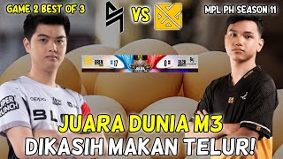 JUARA DUNIA M3 DIKASIH TELOR  BLACKLIST INTL vs BREN  MPL PH Game 2  KBreakdown [upl. by Dorkas]