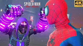 Miles vs Tinkerer with Great Responsibility Suit  Marvels SpiderMan Miles Morales 4K 60FPS [upl. by Ahsitra]