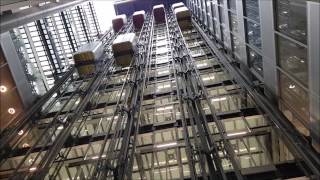 ThyssenKrupp TwinLift system  St Botolph building [upl. by Tanney]