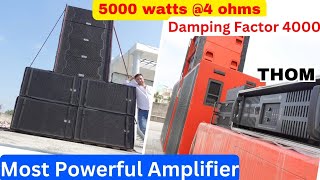 Sabse Powerful DJ Amplifier THOM bajayega Bass VkiVan [upl. by Auqenahc]