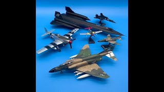 Aircraft Model Scale Comparison Guide [upl. by Ahsirtap]