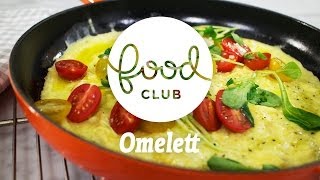 Omelett  Steg för steg  FoodClub [upl. by Anitnahs]