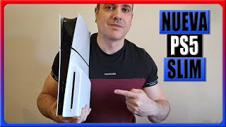 Unboxing de PS5 SLIM y comparativa de tamaño y peso con PS5 FAT [upl. by Frasquito]