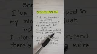 Jocelyn Flores Lyrics [upl. by Hteboj]