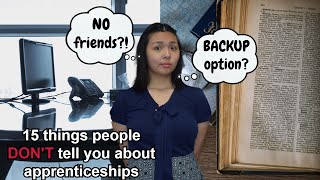 What people DONT tell you about apprenticeships [upl. by Alyakcm]