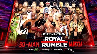 WWE LIVE 2024 Epic WWE Royal Rumble Showdown Who Will Be the Last Man Standing” [upl. by Neened507]