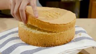 Super Soft Vanilla Sponge Cake recipe  Mood For Food [upl. by Brenan]