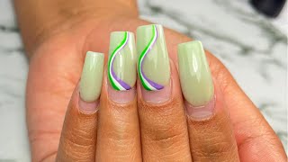 HOW TO Refill a 6 week old set  UPDATED VERSION Acrylic Nails Tutorial [upl. by Henriette566]