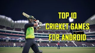 Top 10 cricket games for android 2019  Best Cricket Game  Offline Game [upl. by Hayarahs]