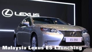 LEXUS MALAYSIA INTRODUCES GLOBAL BEST SELLING MODEL quotTHE ALL NEW LEXUS ESquot [upl. by Krug603]