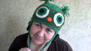 How to crochet owl Earflap Hat Easy Pattern Size Baby to Adult on Etsy [upl. by Molton188]