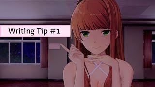 Monika shares her 1 writing tip  Monika After Story A DDLC Mod [upl. by Hailed833]