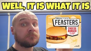 Feasters Cheese Burger review ASDA  its £125 only [upl. by Nossila]