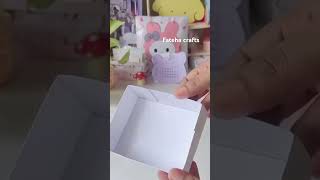 Diy desk organiser papercraft craft diycraft diy [upl. by Atirehs978]