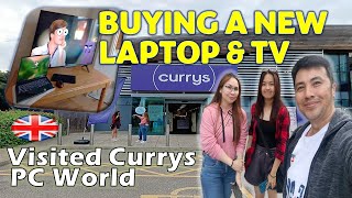 CURRYS PC WORLD  NEWLY PURCHASED LAPTOP amp TV  Lenovo Yoga [upl. by Lertsek618]