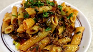 Pasta con Carne Molida FÁCIL y RÁPIDA para Toda la Familia [upl. by Anivel]