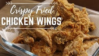 How To Cook Crispy Fried Chicken Wings  Pinoy Recipes [upl. by Essined682]