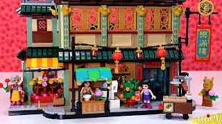 Why cook when someone can cook for you 🐲 LEGO Family Reunion Celebration build amp review [upl. by Isdnyl652]