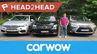 BMW X5 vs Mercedes GLE vs Lexus RX review  Head2Head [upl. by Ilam]