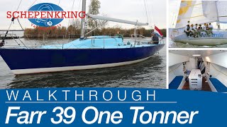 Farr Design 39 Ft One Tonne for sale  Yacht Walkthrough   Schepenkring Lelystad  4K [upl. by Beall569]