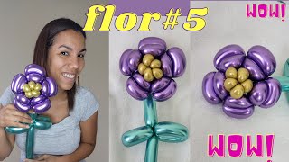 flor 5 con globos 260 [upl. by Lorin867]