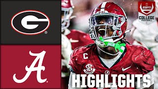 Georgia Bulldogs vs Alabama Crimson Tide  Full Game Highlights  ESPN College Football [upl. by Katonah]