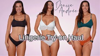 Lingerie try on Haul  Shein tryon model top lingerie [upl. by Dorian]