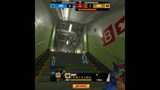 MiQ Stuns gla1ve with a Tazer in CS2  ESL Pro League Season 20 miq [upl. by Layla]