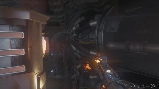 【PS4】ALIEN ISOLATION  17 MISSION 14 ・降下 中編 トロフィー「足元に注意」（NIGHTMARE MODE NO DEATH COLLECTIBLES） [upl. by Dahsraf]