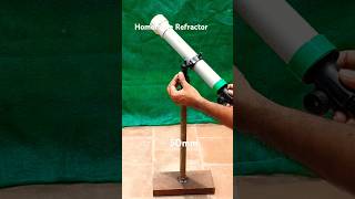 homemade refractor kids telescope 🔭 50mm astro telescope shrots [upl. by Palestine]