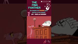 THE PINK PANTHER theme  EASY AND FINGERED PIANO TUTORIAL [upl. by Lantha460]