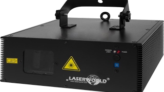 LASERWORLD ES400RGB QS Showlaser Short demo video [upl. by Yellac]