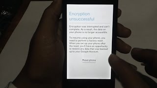 How to fix Encryption unsuccessful MTK Android [upl. by Allenotna]