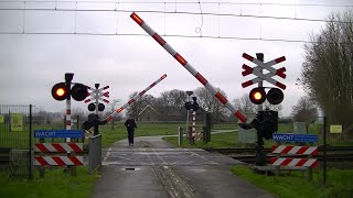 Spoorwegovergang Vlaardingen  Dutch railroad crossing [upl. by Marcelle173]