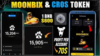 PAWS New Airdrop  CROS Token Drop 🤑 Complete Moonbix BNB Task  60 Withdraw on Binance [upl. by Otrebor743]