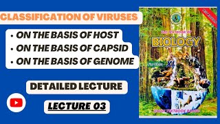 Classification of viruses on the basis of host Capsid and genome in Urdu Hindi detailed lecture 03 [upl. by Litman411]