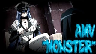 Esdeath AMV quotMonsterquot song by Skillet [upl. by Cailean757]