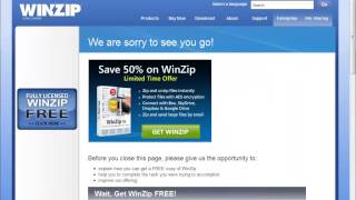 Uninstall WinZip 19011293 on Windows 7 [upl. by Pedersen]