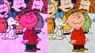 A Charlie Brown Christmas  Original print vs revised version [upl. by Hollington]