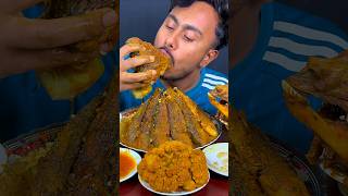 Spicy Katla Fish Curry eating mukbang eatingasmr asmr viralvideo reelsvideo shortvideo food [upl. by Calvo]