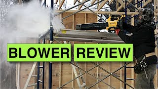 Also blows snow Dewalt 20v Max XR Leaf Blower REVIEW  DCBL722P1 [upl. by Micheal]