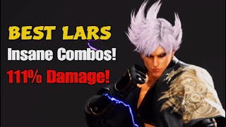 Tekken 8 Best Lars insane Combos 111 Damage [upl. by Ikcaj169]