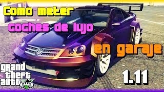 Truco como guardar coches de lujo de la calle Gta V Online 111 [upl. by Mahala]