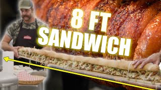 8FT PORCHETTA SANDWICH [upl. by Asined]