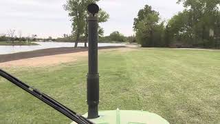 John Deere 3046R mowing pov video [upl. by Deenya]