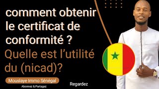 Comment obtenir le certificat de conformité  Quelle est l’utilité du nicad 77 887 25 13 [upl. by Emirak]